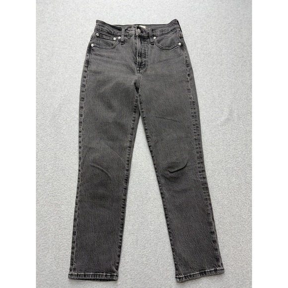 Madewell Denim - Madewell The Perfect Vintage Jean Womens 26 Gray High Rise Mom Denim Stretch